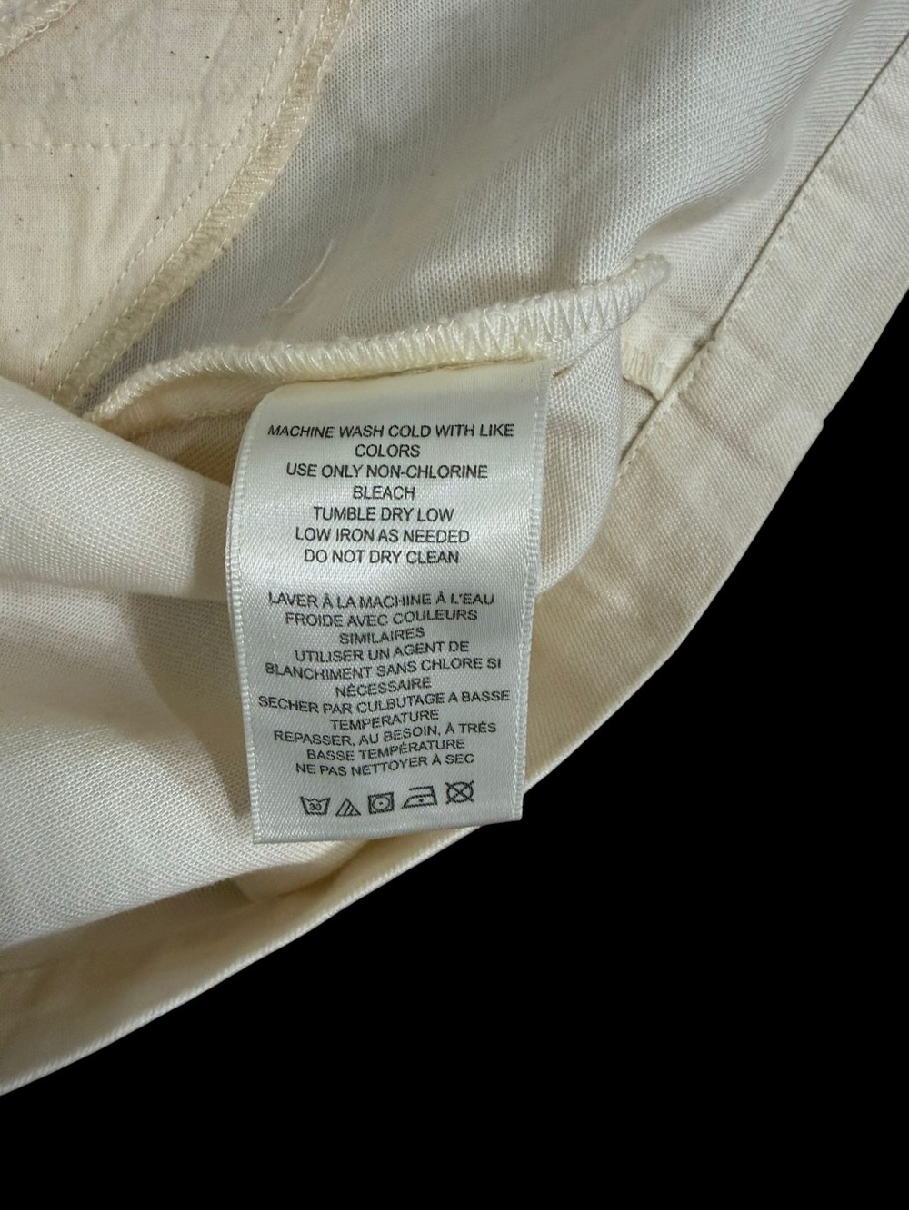 Free People S Cheyenne Dress Denim Mini Ivory Cream Babydoll Boho Western Fall - Picture 8 of 8